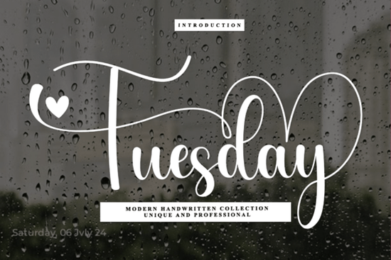 Tuesday Font
